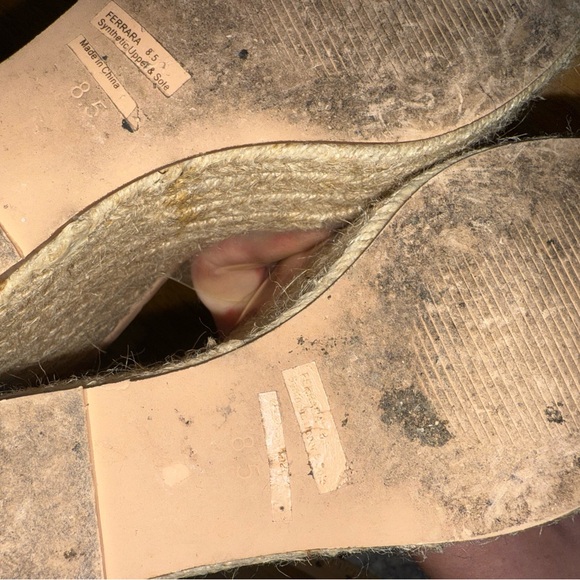 GUC LEMON DROP CLEAR STRAPS WEDGES PLATFORMS SZ 8.5 SHOES SANDALS‎ - Picture 5 of 7